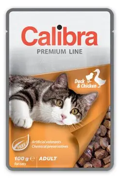 Aktuální Calibra Cat kapsa Premium Adult Duck & Chicken 100g