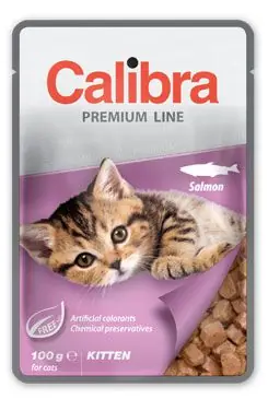 Calibra Cat kapsa Premium Kitten Salmon 100g Odeslání Ihned