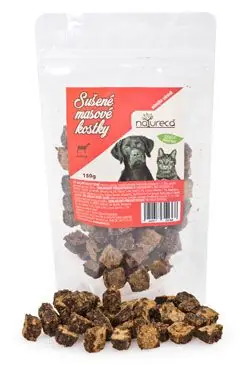 NATURECA pochoutka Masové kostky-Jehně, 100%maso 150g Pouze Dnes