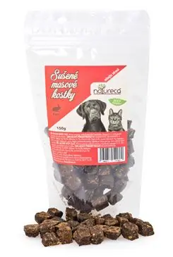 Horká Nabídka NATURECA pochoutka Masové kostky-Zajíc, 100%maso 150g