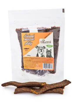 NATURECA pochoutka Masové pláty - Ryba, 100%maso 100g Expresní Doručení