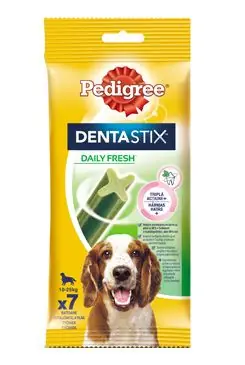 Pedigree Pochoutka Denta Stix Fresh Medium 7ks (180g) Expresní Doručení