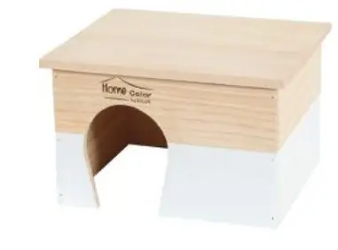 Domek pro hlodavce HOME COLOR L bílý Zolux Nejprodávanější