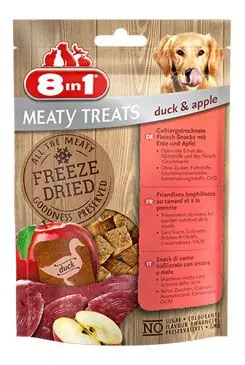 Poslední Šance Pochoutka 8in1 Meaty Treats FD Duck/Apple 50g