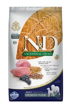 Expresní Doručení N&D LG DOG Adult M/L Lamb & Blueberry 2,5kg