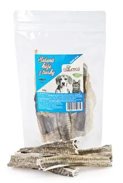 Nízká Cena NATURECA pochoutka Treska kůže sušená 50g