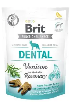 Sleva Brit Care Dog Functional Snack Dental Venison 150g