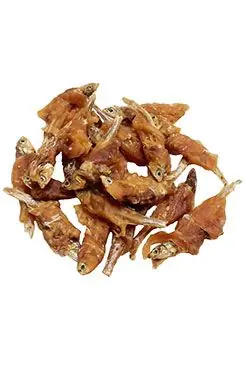 Výprodej For Dogs and Cats Pochoutka Rybičky omotané kuřecím masem 80g
