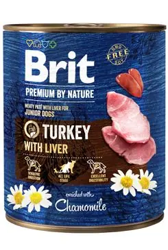Brit Premium Dog by Nature konz Turkey & Liver 800g Ihned K Objednání