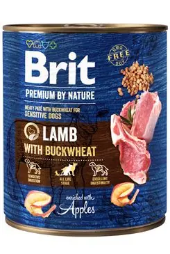 Brit Premium Dog by Nature konz Lamb & Buckwheat 800g Rychlé Dodání