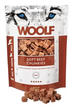 Nejlepší Cena WOOLF pochoutka beef chunkies 100g