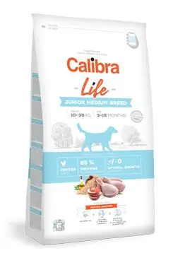 Calibra Dog Life Junior Medium Breed Chicken 2,5kg Nakupujte Hned