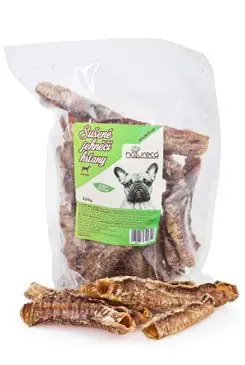 Cenově Výhodný NATURECA pochoutka Jehněčí hrtany sušené 250g