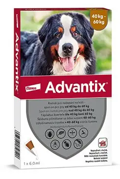 Nejlepší Cena Advantix Spot On 1x6ml pro psy 40-60kg (1pipeta)