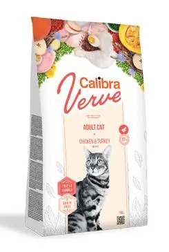 Calibra Cat Verve GF Adult Chicken&Turkey 3,5kg Nízká Cena