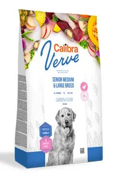 Top Prodej Calibra Dog Verve GF Senior M&L Chicken&Duck 12kg