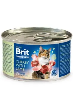 Pouze Dnes Brit Premium Cat by Nature konz Turkey&Lamb 200g