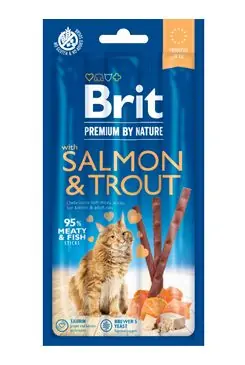 Brit Premium Cat by Nature Sticks Salmon&Trout(3pcs) Ověřený