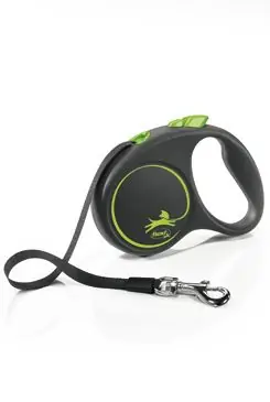 Ověřený Vodítko FLEXI Black Design S pásek 5m/15kg zelená NEW