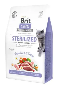 Přímo Od Výrobce Brit Care Cat GF Sterilized Weight Control, 0,4kg