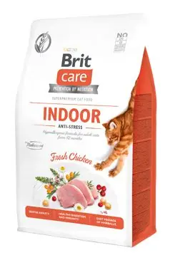 Brit Care Cat GF Indoor Anti-stress, 0,4kg Cenově Výhodný