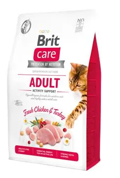 Brit Care Cat GF Adult Activity Support 2kg Hit Sezóny
