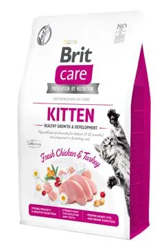 Oblíbený Brit Care Cat GF Kitten Healthy Growth&Development 2kg