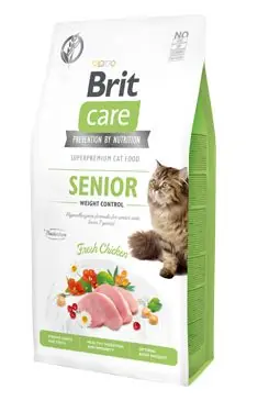 Akce Brit Care Cat GF Senior Weight Control 7kg