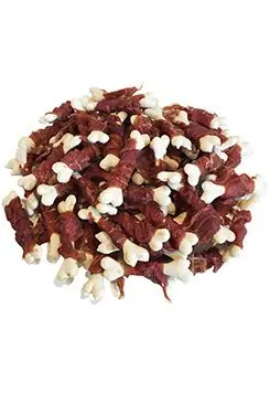 Značkový For Dogs and CatsPochoutka Kalciová kost 5cm s kachním masem 250g