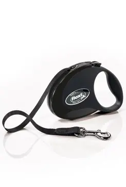 Vodítko FLEXI Style S pásek 3m/12kg černá NEW Rychlé Dodání