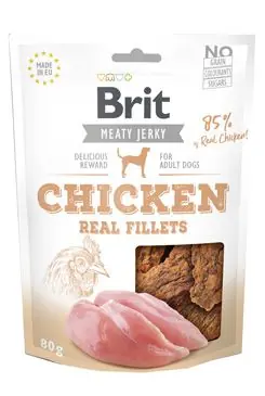 Brit Jerky Chicken Fillets 80g Nejlepší Cena