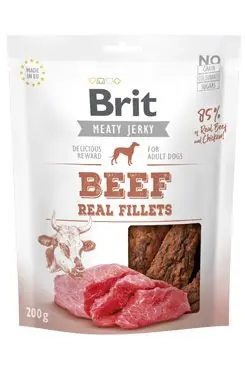 Nejprodávanější Brit Jerky Beef Fillets 200g