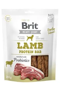 Brit Jerky Lamb Protein Bar 200g Sleva