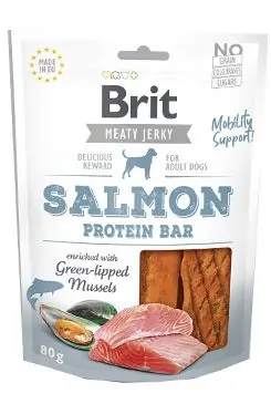 Must-Have Brit Jerky Salmon Protein Bar 80g