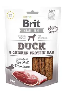 Aktuální Brit Jerky Duck Protein Bar 80g
