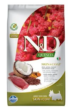 Finální Výprodej N&D Quinoa DOG Skin & Coat Duck & Coconut Mini 2,5kg