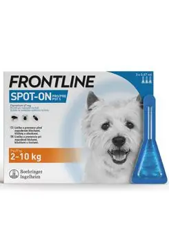 FRONTLINE SPOT ON pro psy S (2-10kg) - 3x0,67ml Akční Nabídka