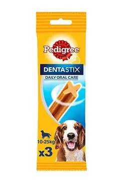 Pedigree Pochoutka Denta Stix Medium 3ks 77g Aktuální