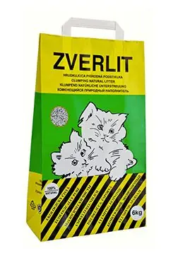 ZVERLIT zelený hrubá Podestýlka kočka 6kg Časově Omezené