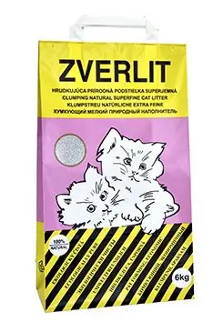 Vrácení Zdarma ZVERLIT růžový super jemná Podestýlka kočka 6kg
