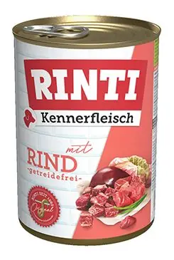 Rinti Dog Kennerfleisch konzerva hovězí 400g Objednat Nyní