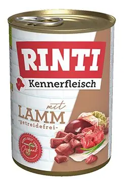 Rinti Dog Kennerfleisch konzerva jehně 400g Top Prodej
