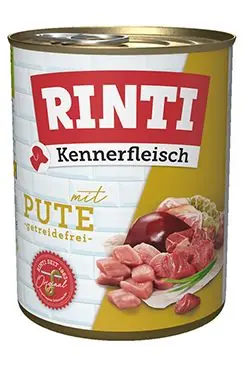 Cenový Hit Rinti Dog Kennerfleisch konzerva krůta 800g