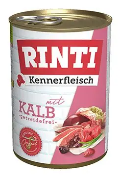 Novinka Rinti Dog Kennerfleisch konzerva telecí 400g