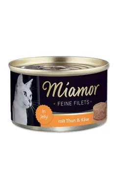 Miamor Cat Filet konzerva tuňák+sýr v želé 100g Vrácení Zdarma
