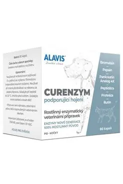 Alavis Enzymoterapie-Curenzym pro psy a kočky 80cps Cenový Hit