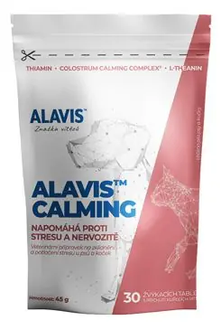 Víkendová Akce Alavis Calming pro psy a kočky 45g 30tbl