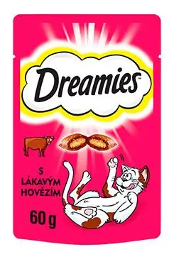 Expresní Doručení Dreamies kočka pochoutka s hovězím 60g