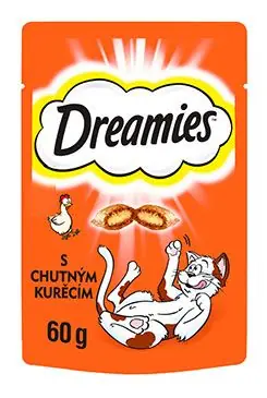 Hit Sezóny Dreamies kočka pochoutka s kuřecím 60g