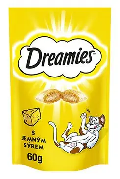 Značkový Dreamies kočka pochoutka sýrová 60g